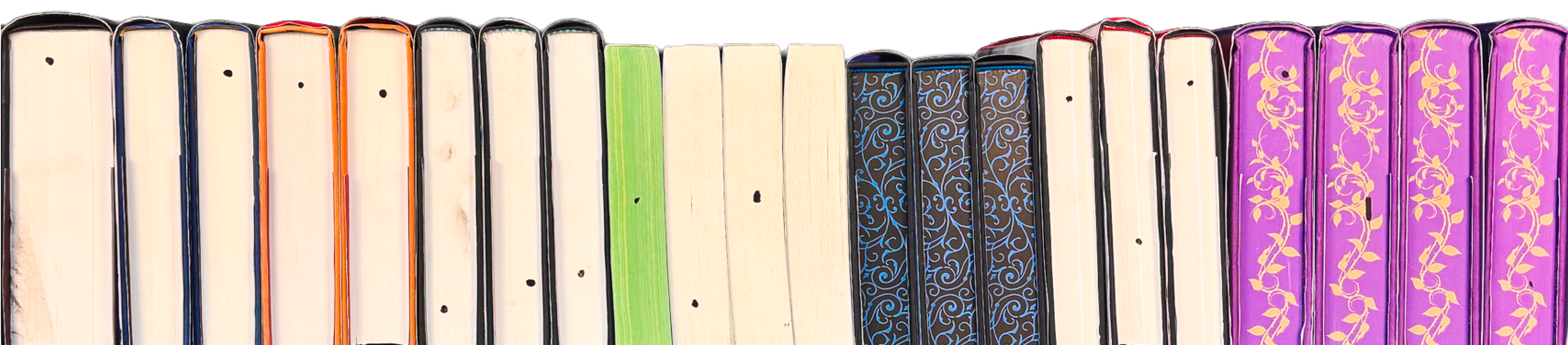 book spines